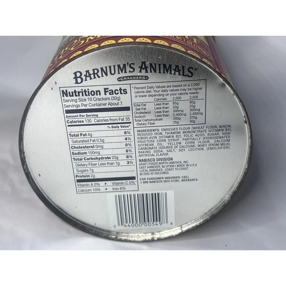 National Biscuit Company Barnum's Animals Crackers Advertising Tin 2002 - Picture 8 of 12